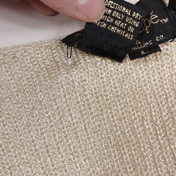 Christine phillipe 1994 vintage large sized top with gold tones in the fabric - Picture 3 of 11